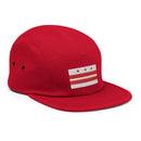 Washington DC Flag Five Panel Camper Hat