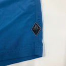 Prana Mojo Blue Elastic Wasit Shorts Size L 10" Inseam