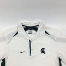 White Michigan State Nike polo size S