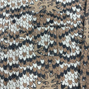 Vintage Diamondback Rattlesnake Camo Button Up Shirt Size L
