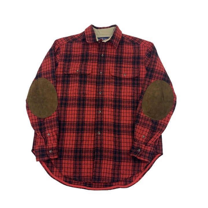 Vintage Ralph Lauren Flannel Shirt With Elbow Pads