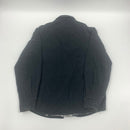 Distressed Black Carhartt Flannel Lined Shirt Jac Size M