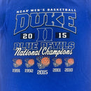 2015 Duke Basketball National Champs T-shirt Size S