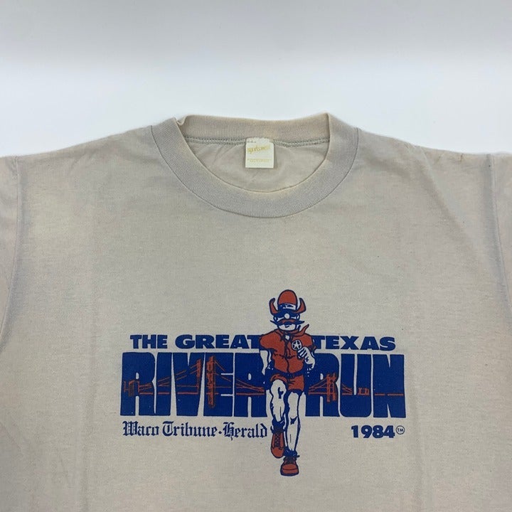 1984 Waco Texas River Run T-Shirt Size L