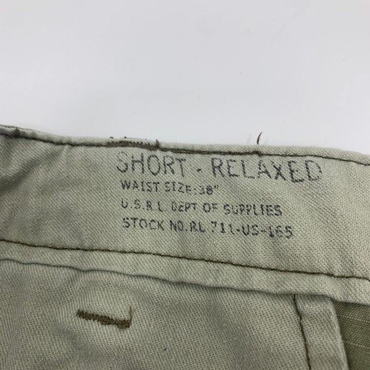 Ralph Lauren Military Green Cargo Shorts Size 38