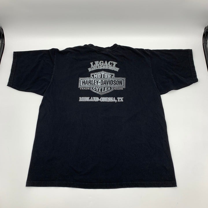 Midland TX Harley DavidsonT-Shirt Size 3XL