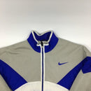 Vintage Nike full zip mini puffer/biker jacket size M