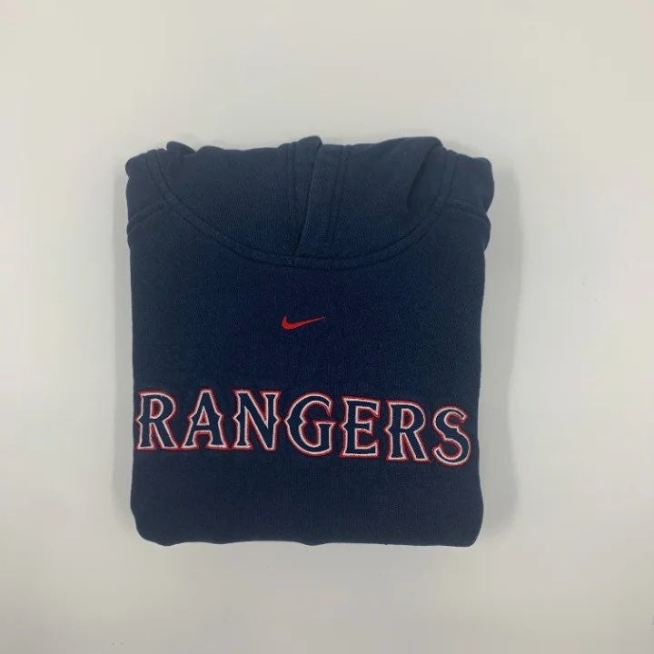 Youth Texas Rangers Nike Center Swoosh Hoodie Size Youth XL