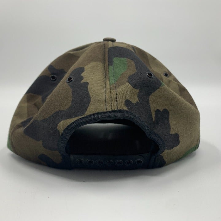 Vintage Camo John Deere Tonkin Trucker Hat Made in USA