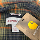 NWT Plaid Flannel Carhartt Button Up Shirt Size 2XL