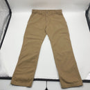Brown Carhartt B324 DKH Relaxed Fit Carpentry Pants 38x34