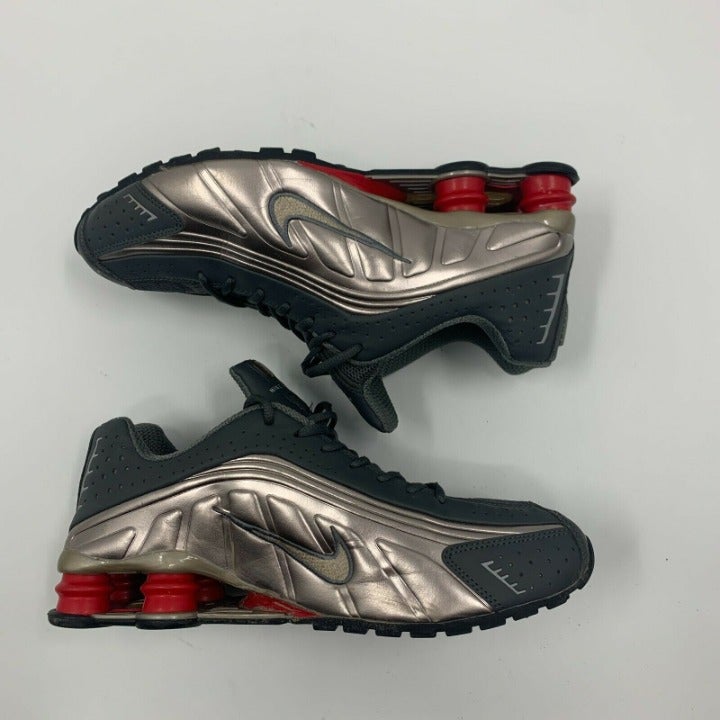 Metallic/Gray/Red Nike Shox BV R4 Retro Comet Size 12