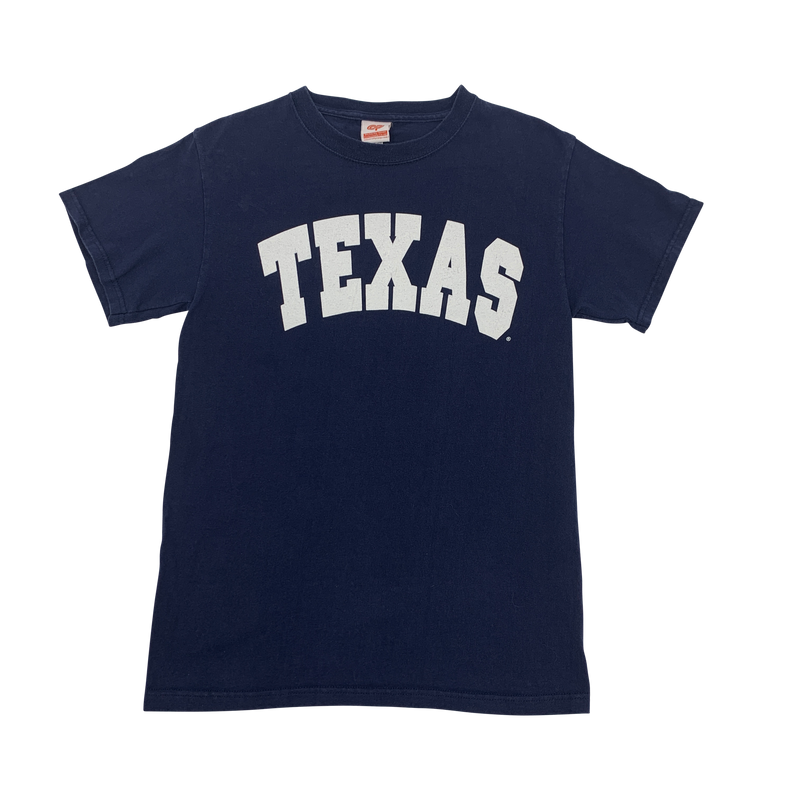 Vintage Navy Blue Texas Longhorns T-shirt Size S