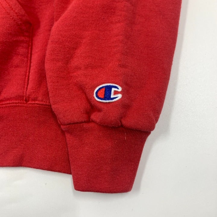 Red Texas Tech Champion Hoodie Size S