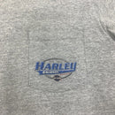 Vintage Harker Heights Harley Davidson Pocket T-shirt Size L