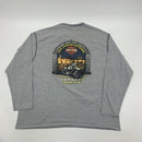 Long Sleeve Israel Harley Davidson T-shirt Size 3XL
