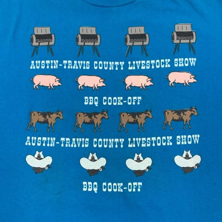 90s Austin Texas BBQ Cook Off T-shirt Size XL