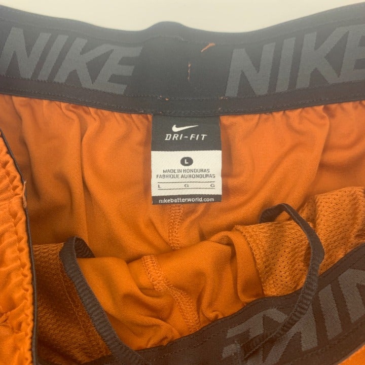 Burnt Orange Nike Texas Longhorns Shorts Size L