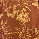 Burnt orange Texas Longhorns floral Hawaiian size large