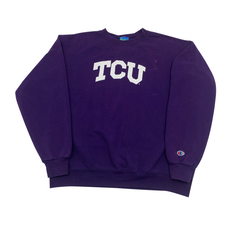 TCU Horned Frogs Champion Sweatshirt Size L