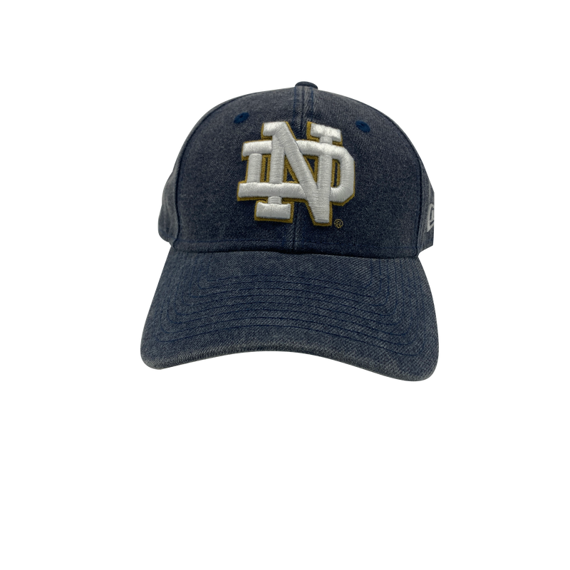 Notre Dame Faded Denim New Era Hat