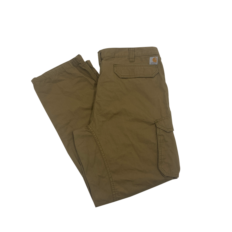 Khaki Carhartt Force Cargo Pants Size 40x32