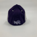 Purple & white TCU horned  stretch frogs