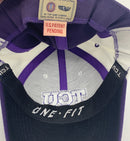 Purple & white TCU horned  stretch frogs