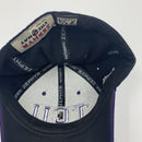 Black TCU horned frogs fitted hat