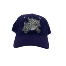 Purple TCU horned frogs fitted hat.