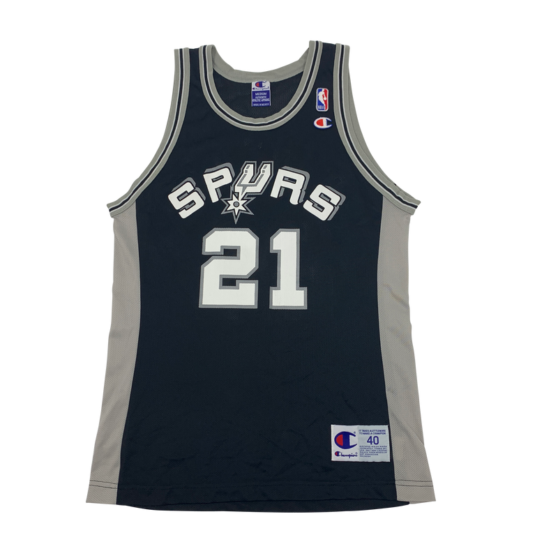 90s SA Spurs Tim Duncan Champion Jersey size 40