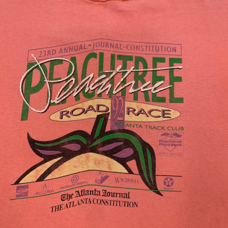 90s Atlanta peach tree marathon t-shirt