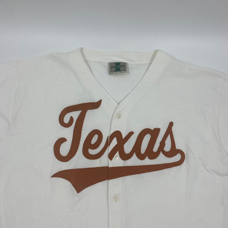 Vintage Texas Longhorns Baseball Jersey Size XL Made in USA
