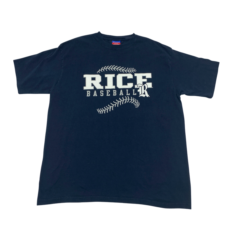 Rice Baseball Champion T-shirt Size XL