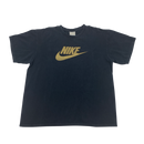 Black and Gold 2004 Nike Swoosh T-shirt Size L