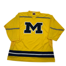 Vintage Michigan Wolverines Hockey Jersey Size XL