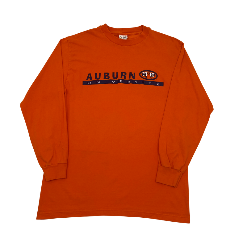 Vintage Long Sleeve Auburn T-shirt Size L
