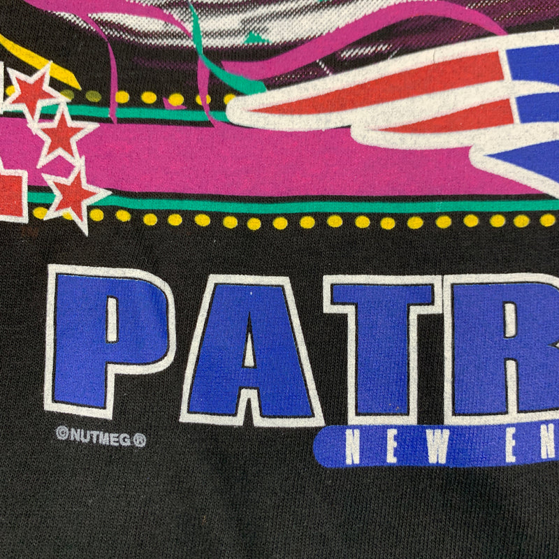 90s NE Patriots Super Bowl T-shirt size XL