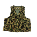 Vintage Black Sheep Duck Camo Hunting Vest Size L