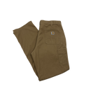 Brown Carhartt B324 DKH Relaxed Fit Carpentry Pants 38x34