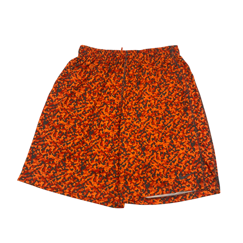 Orange Nike All Over Print Shorts Size L