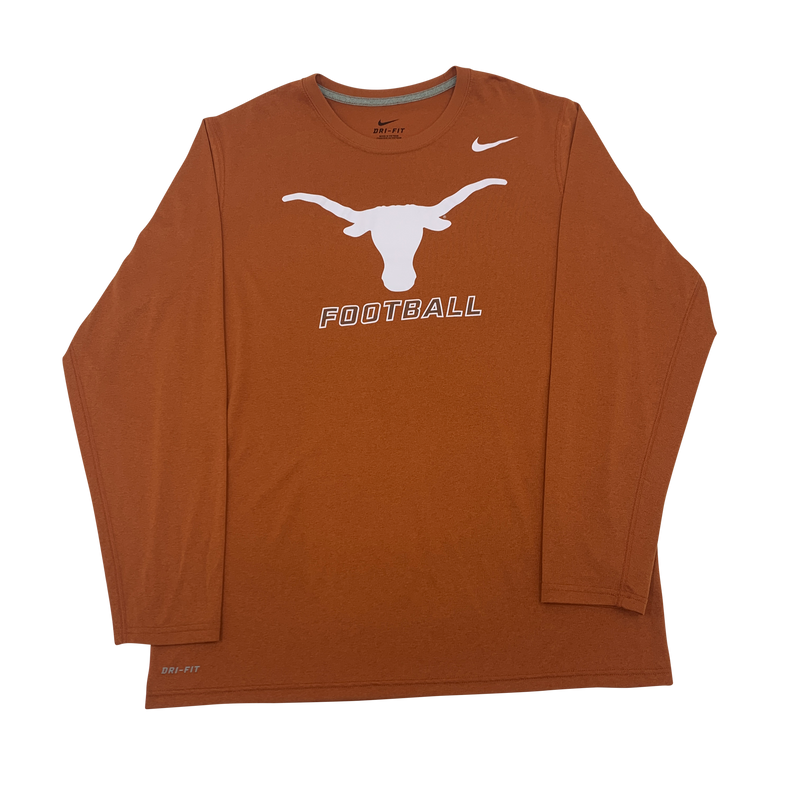 Long sleeve Texas Longhorns Nike football T-Shirt Size XL