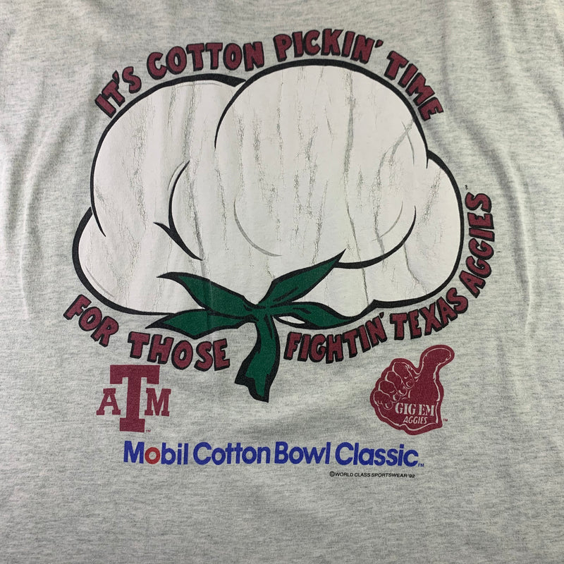 90s Texas A&M cotton bowl T-shirt size XL