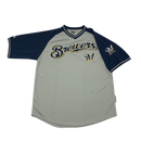 Milwaukee Brewers Stitches Jersey Size L