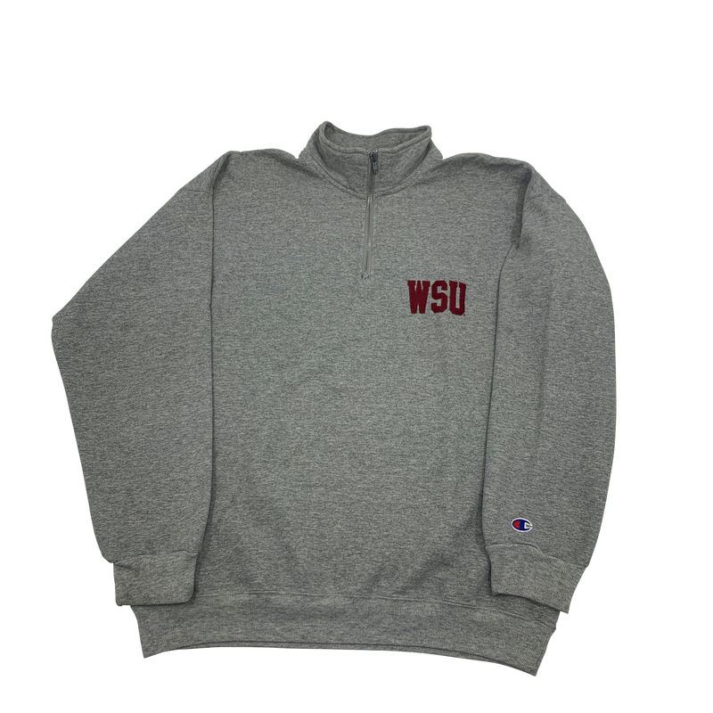 WSU Quarter Zip Champion Sweater Size L