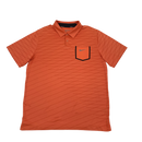 Nike golf peach pocket polo size large.
