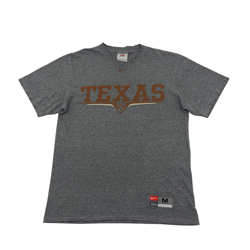 Gray Nike Texas Longhorns Football Center Swoosh T-shirt Size M