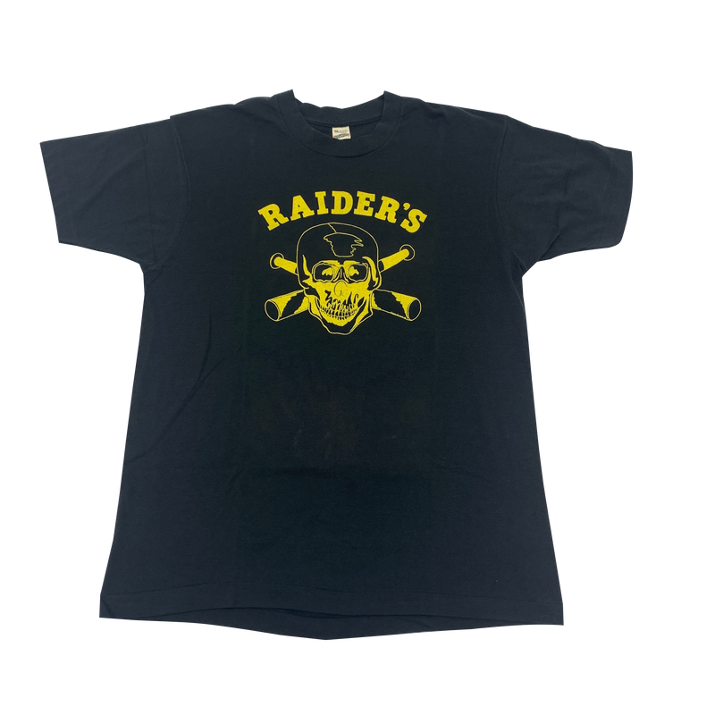 80s Raiders Skull Baseball T-shirt