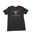 Gray Nike Texas Longhorns Basketball T-shirt size M