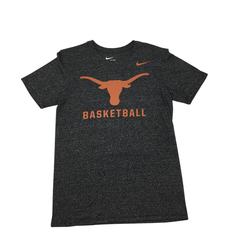 Gray Nike Texas Longhorns Basketball T-shirt size M